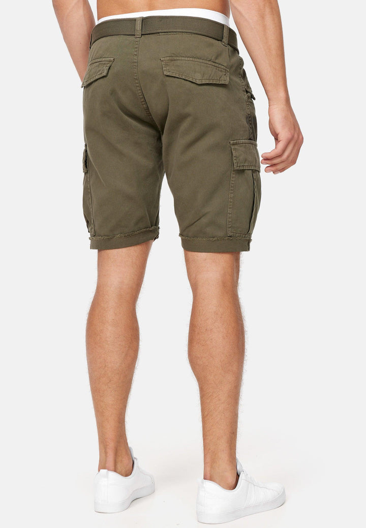Indicode Herren Jaramillo Cargo Shorts mit 6 Taschen aus 100% Baumwolle - INDICODE