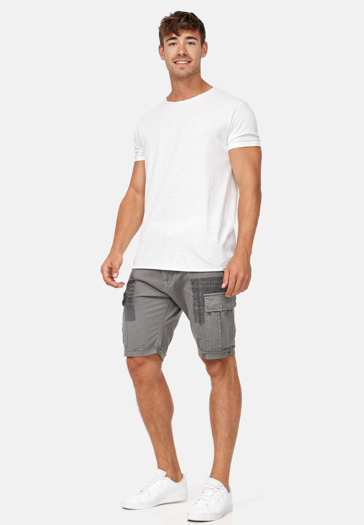 Indicode Herren Jaramillo Cargo Shorts mit 6 Taschen aus 100% Baumwolle - INDICODE