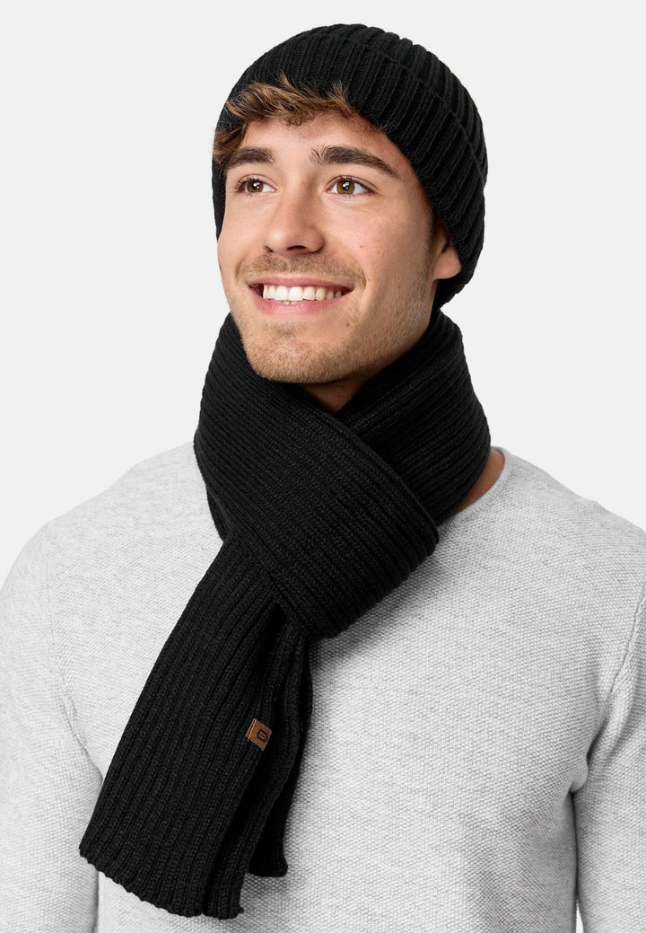 Indicode Herren Geyser Winter-Set Mütze & Schal - INDICODE