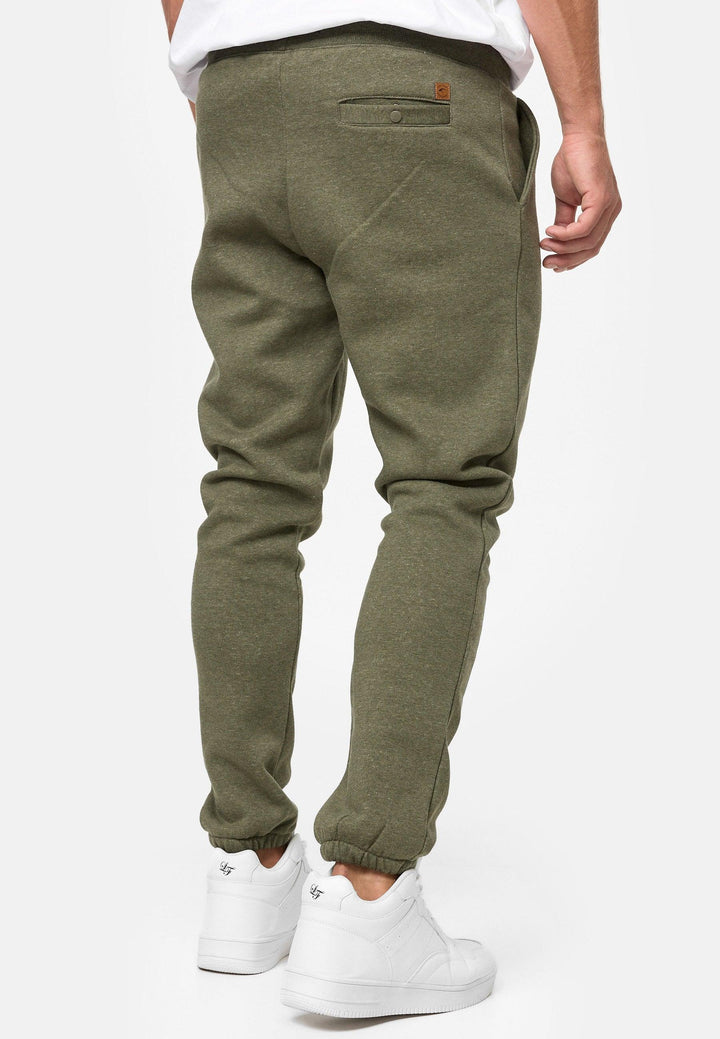 Indicode Herren Richmond Jogginghose mit Kordelzug und 3 Taschen - INDICODE