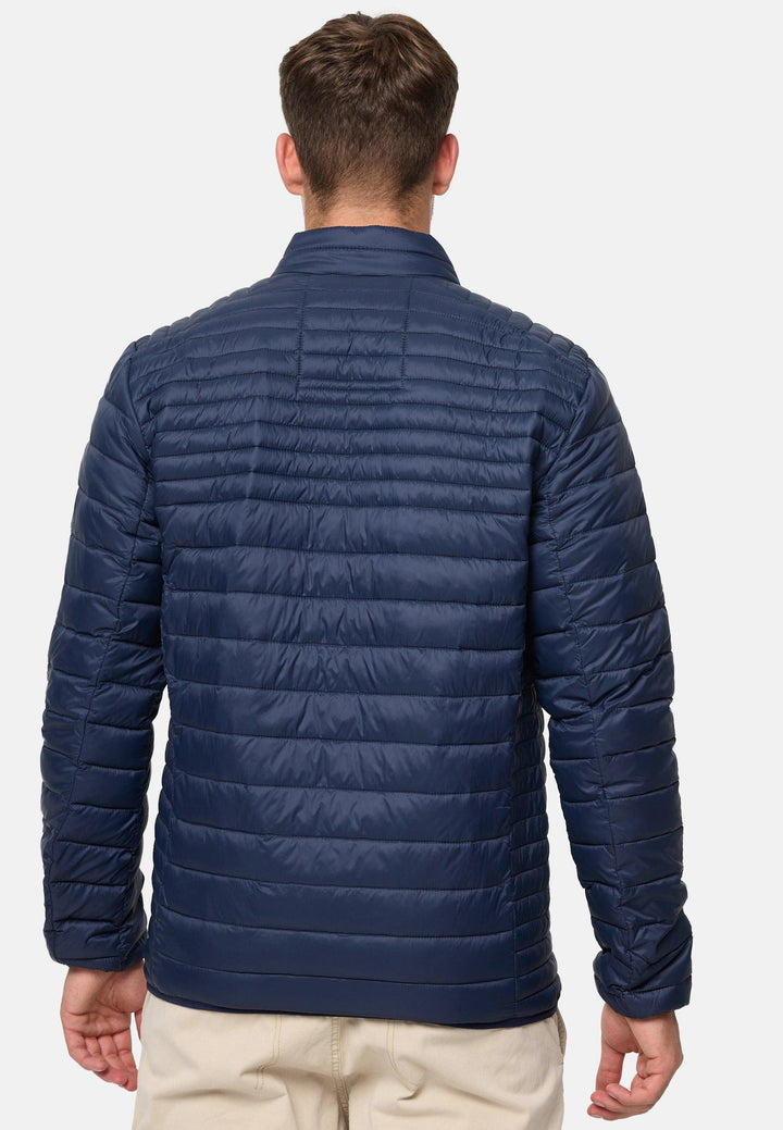 Indicode Herren Islington Steppjacke in Daunenjacken-Optik mit Stehkragen - INDICODE