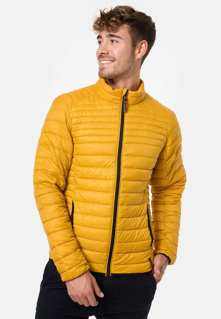 Indicode Herren Islington Steppjacke in Daunenjacken-Optik mit Stehkragen - INDICODE