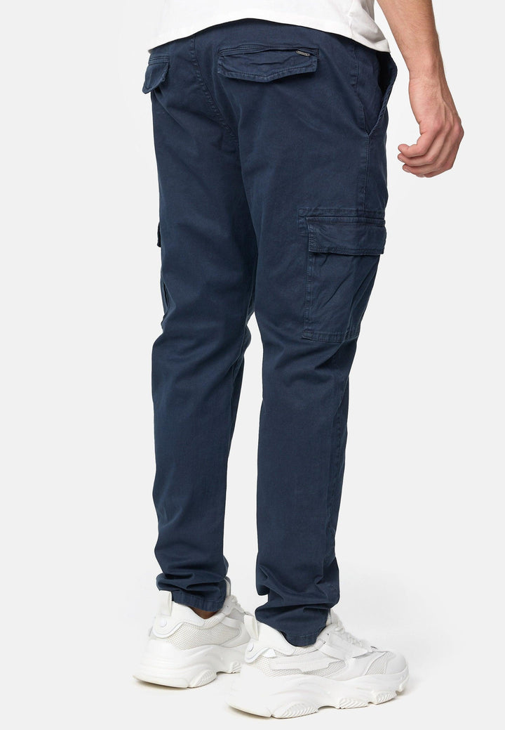 Indicode Herren Broadwick Cargohose aus Baumwolle mit 6 Taschen - INDICODE
