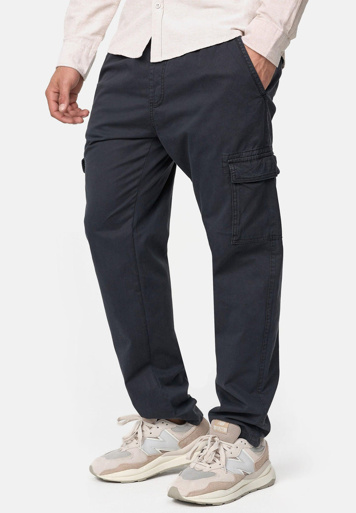 Indicode Herren Broadwick Cargohose aus Baumwolle mit 6 Taschen - INDICODE