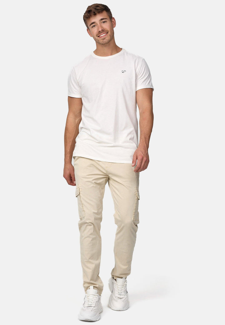 Indicode Herren Broadwick Cargohose aus Baumwolle mit 6 Taschen - INDICODE