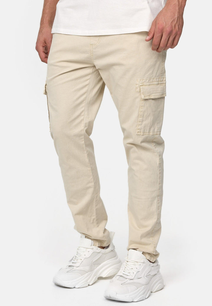Indicode Herren Broadwick Cargohose aus Baumwolle mit 6 Taschen - INDICODE