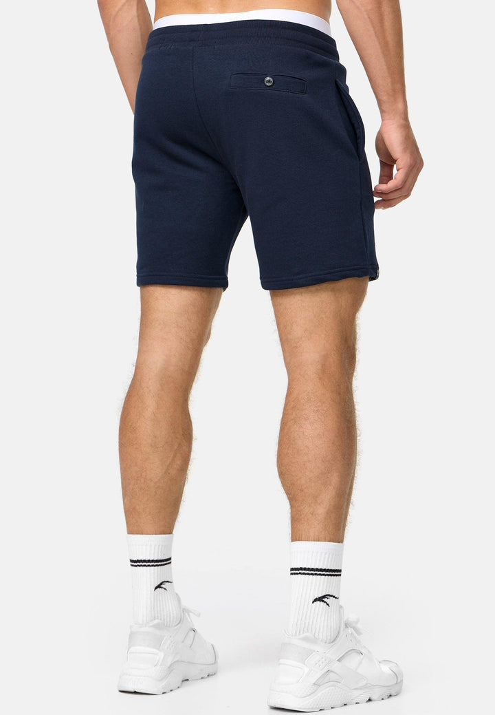 Indicode Herren Eddy 2er-Pack Sweatshorts mit Kordel - INDICODE