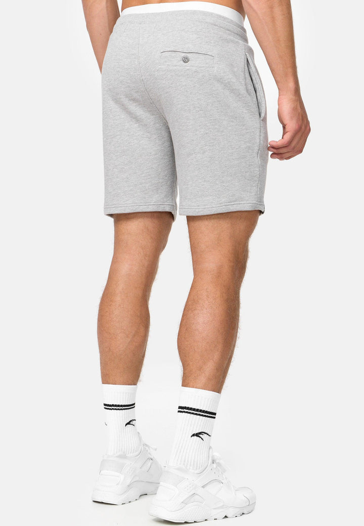 Indicode Herren Eddy 2er-Pack Sweatshorts mit Kordel - INDICODE