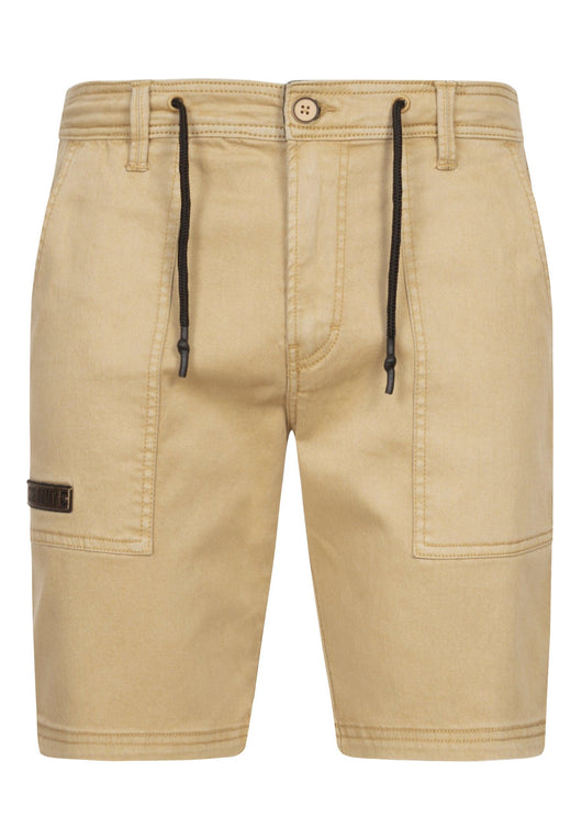 Indicode Herren INDiago Shorts mit 4 Taschen und Kordel aus 70% Baumwolle - INDICODE