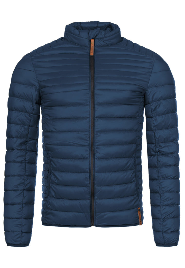 Indicode Herren Islington Steppjacke in Daunenjacken-Optik mit Stehkragen - INDICODE