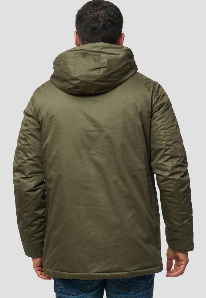 Indicode Herren Chance Parka mit Kapuze & 5 Taschen