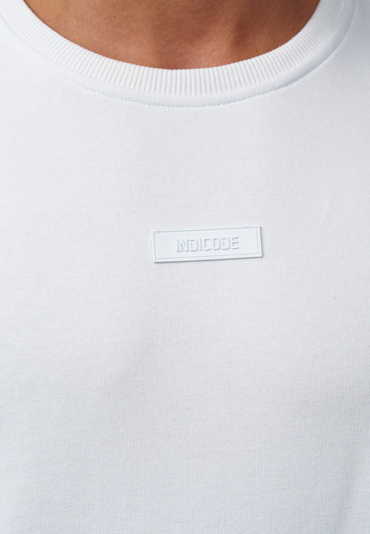 Indicode Herren Baxter Sweatshirt mit Ripp-Bündchen aus Baumwoll-Mix