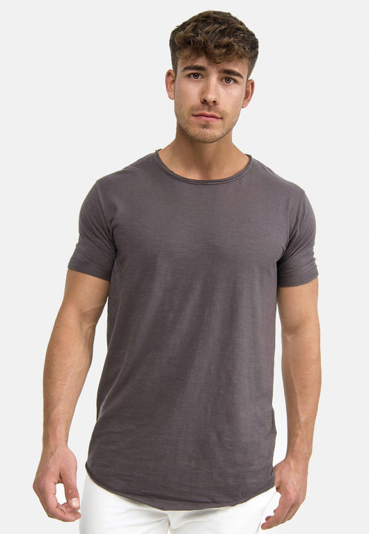 Indicode Herren Willbur Tee T-Shirt mit Rundhals-Ausschnitt aus 100% Baumwolle - INDICODE