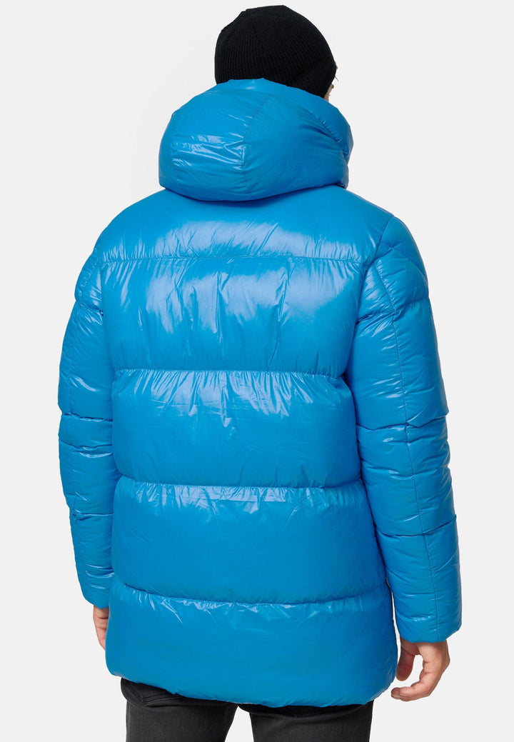 Indicode Herren Local Winterjacke in Daunenjacken-Optik mit Kapuze - INDICODE